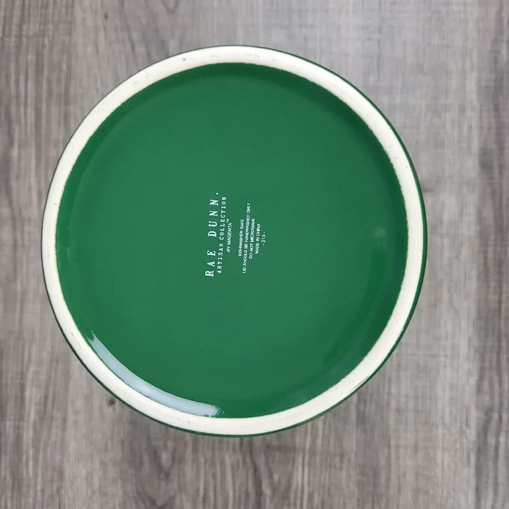 Rae Dunn festive green